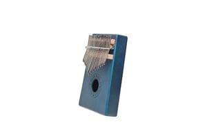 Belear 17 Key Kalimba Blue Mahogany Wood Thumb Piano